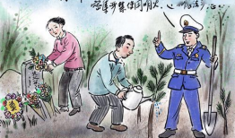 清明节漫画,漫画中的传统节日情感表达